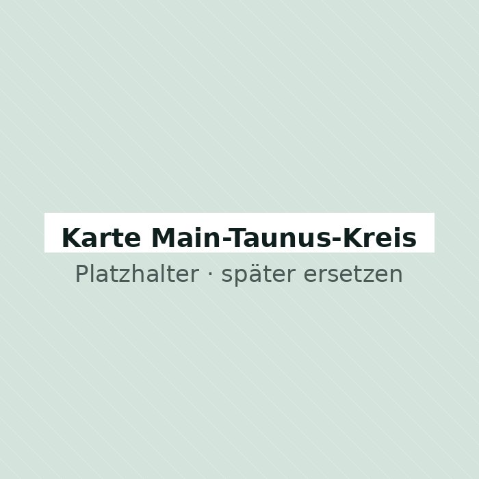 Karte des Einsatzgebiets im Main-Taunus-Kreis